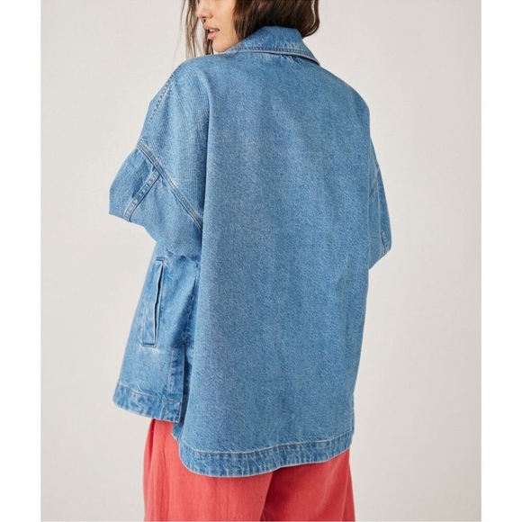Free People Blue Jean Jacket - Picture 7 of 13